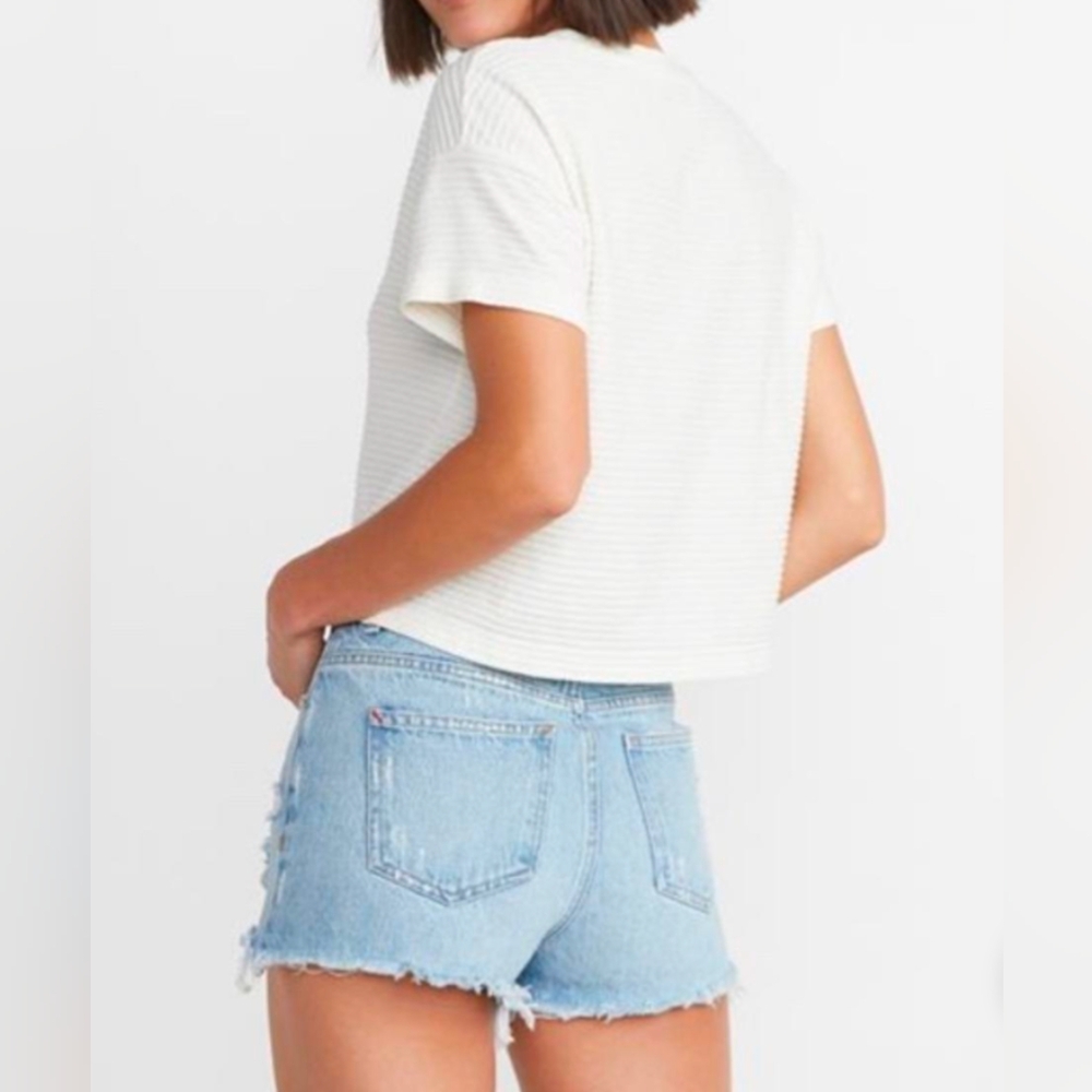 NWT Marine Layer Sasha Denim Shorts Medium Wash. Available In Diff. Sizes - Picture 3 of 10